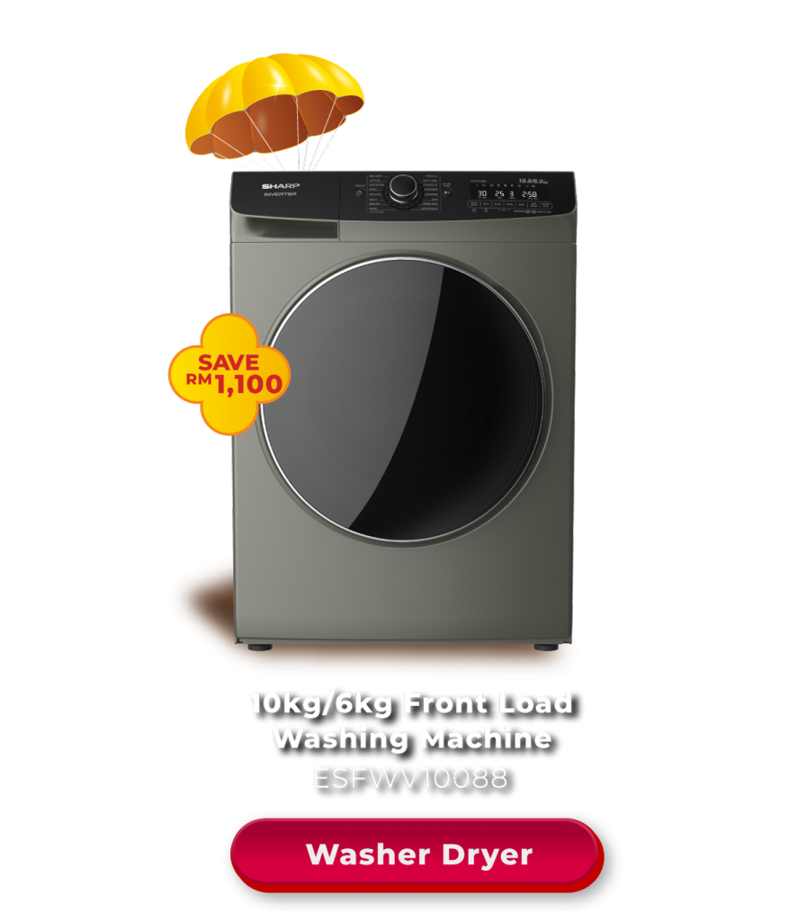 10kg/6kg Front Load Washing Machine
ESFWV10088